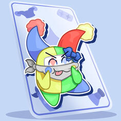 This piece has a very bright, colourful palette with subtle shiny shading. Note the added shading to the lineart as well